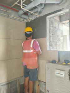11F- WALL TILE FIXING WORK