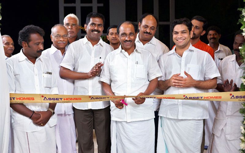 Sri K Babu, Minister for, Fisheries, Ports and Excise, inaugurating Asset Ocean Grove, the 39th completed project of Asset Homes at South Chittoor.