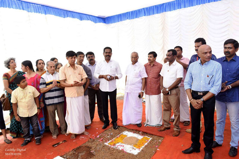 The foundation-stone laying ceremony of Asset Galleria, a residential project of Asset Homes at Ashwini Junction, Thrissur