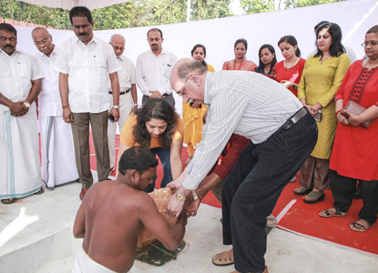 The foundation-stone laying ceremony of Asset Alpine Oaks, 83rd residential project of Asset Homes at Kakkanad.