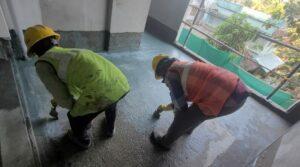FIRST FLOOR OPEN TERRACE WATERPROOFING