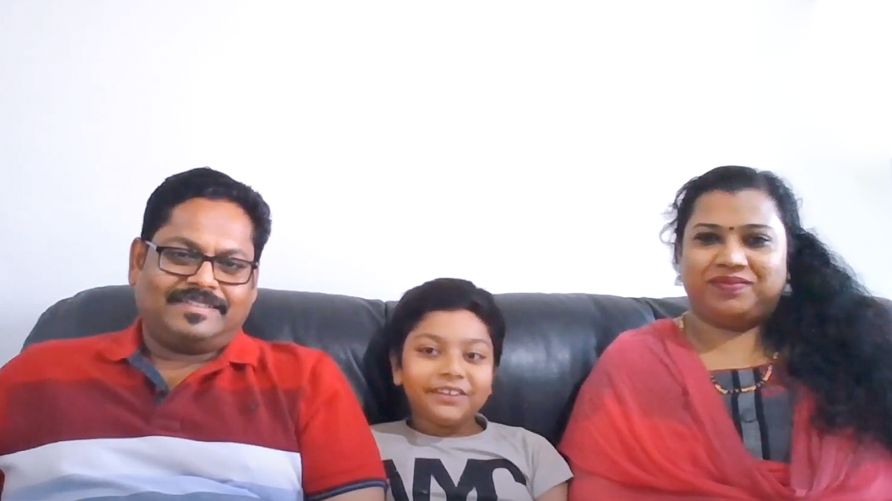Mr.Rathish Surendran & Family
