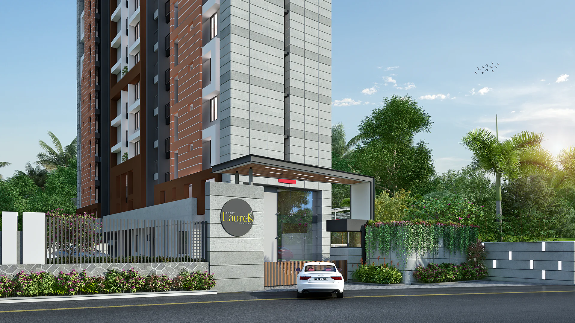 High End Luxury 2, 3 BHK Apartments in Athani, Kakkanad Asset Laurels