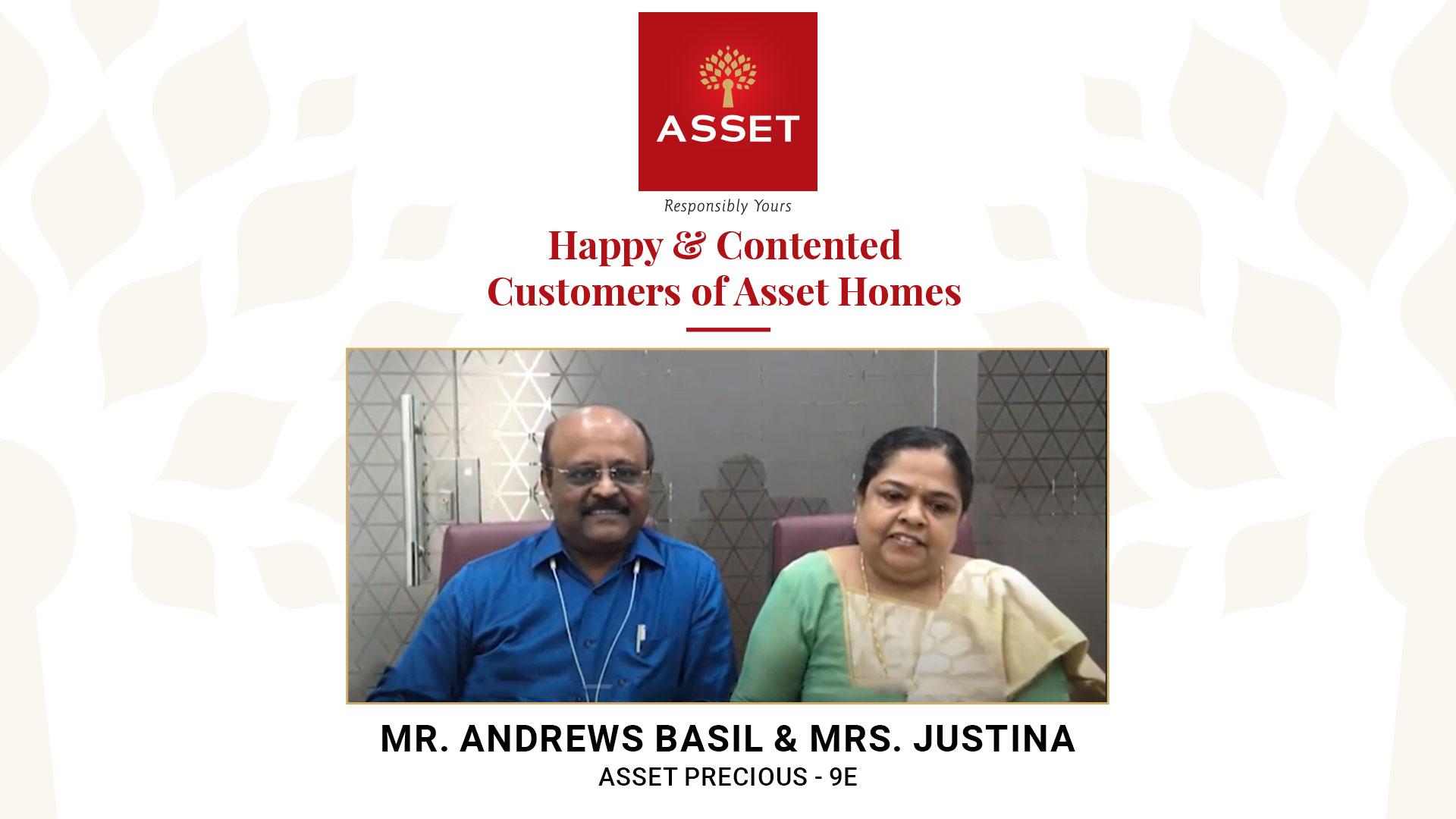 Mr. Andrews Basil & Mrs. Justina, Asset Precious 9E