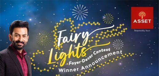 Announcing winners of the Fairy Lights Foyer Décor Contest conducted by Asset Homes