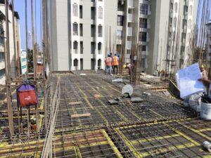 Third floor reinforcement worls