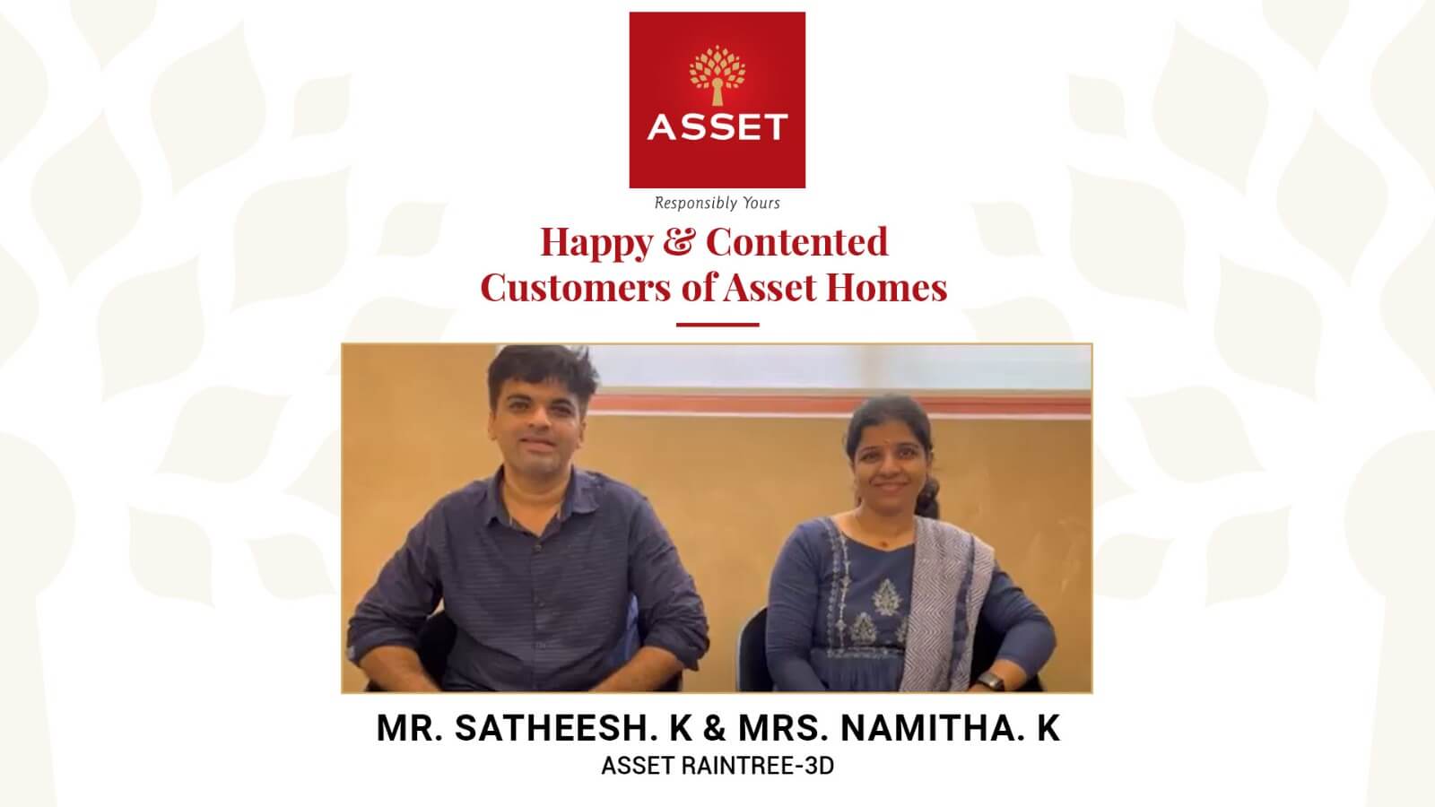 Mr. Satheesh.K & Mrs. Namitha.K, Asset Raintree-3D