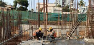 Column starter setting out work