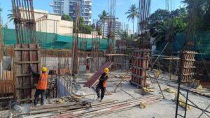 Ground floor column shuttering work (2)