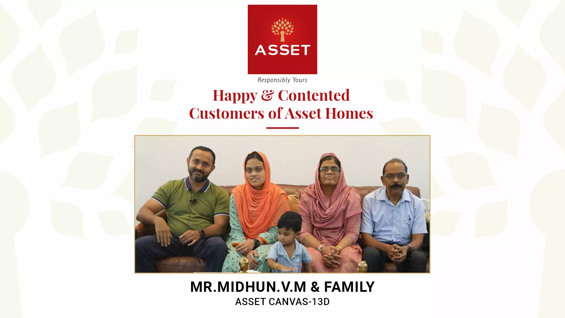 Mr. Midhun.V.M and Family: Asset Canvas