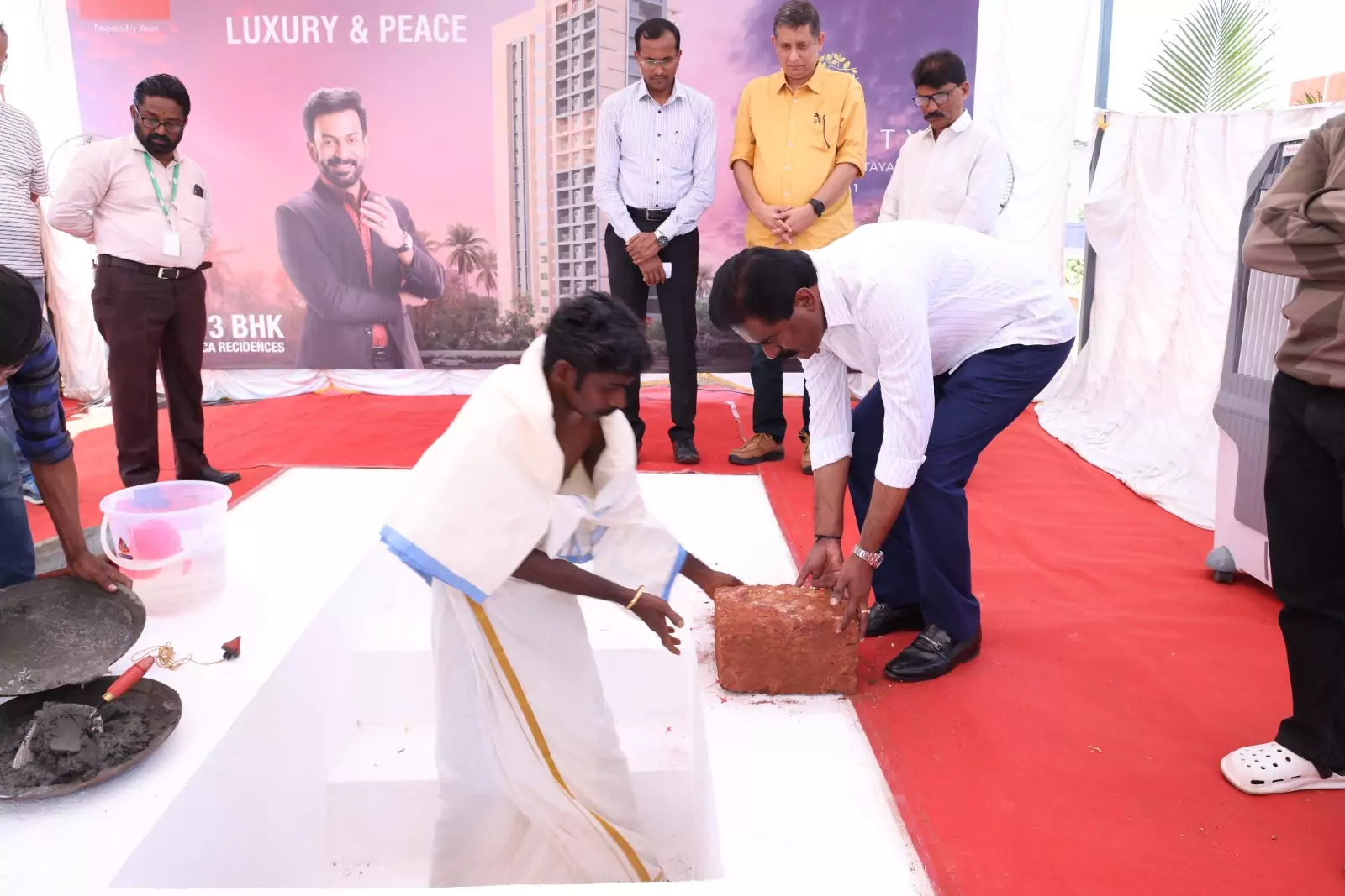 Stone Laying Ceremony – Asset Serenity