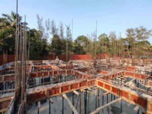 UGF Zone 2 beam side shuttering