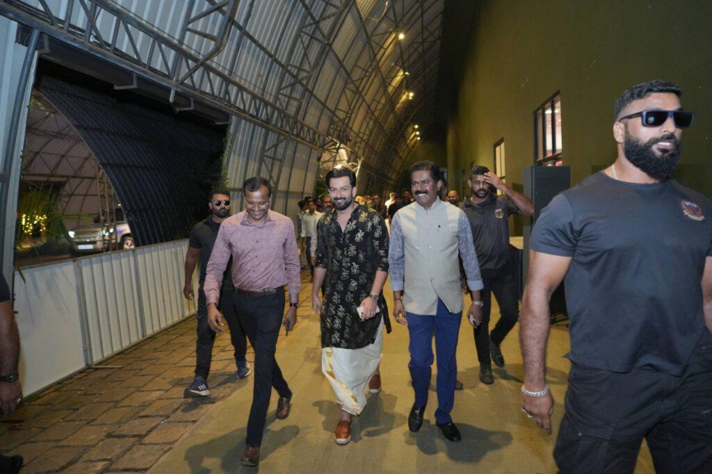 A Grand Evening with Prithviraj Sukumaran: A Celebration of Milestones and New Beginnings