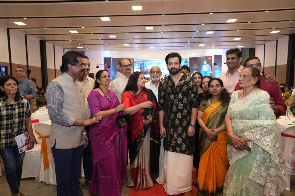 A Grand Evening with Prithviraj Sukumaran: A Celebration of Milestones and New Beginnings
